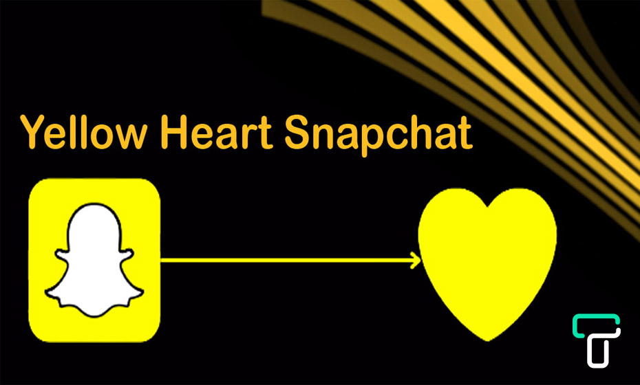 Yellow Heart Snapchat