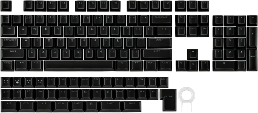 EPOMAKER Glintrix PBT Shine Through Keycaps Set