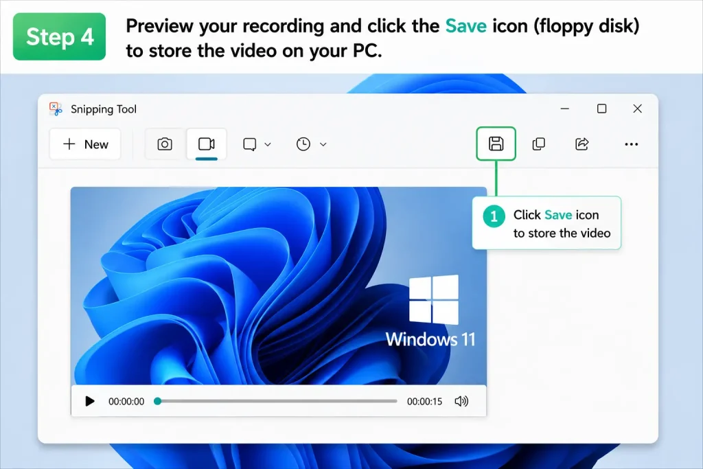 Open Snipping Tool from the Start Menu in Windows 11